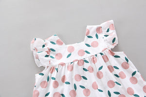 Girls' Sweet Sleeveless Vest Children's Clothing T-shirt Two-piece Set