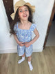 Seashell Playsuit and Straw Hat