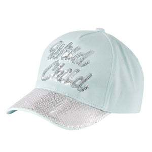 Girls Sequin Wild Child Cap