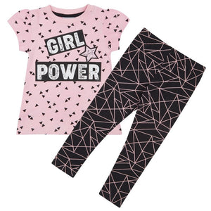 Girl Power T-shirt and Leggings set