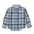BOYS LONG SLEEVE WOVEN CHECK SHIRT