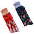 Knee-Length Pom Pom Christmas Socks