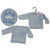 PREMATURE BABY BOYS KNITTED CARDIGAN - LITTLE PRINCE